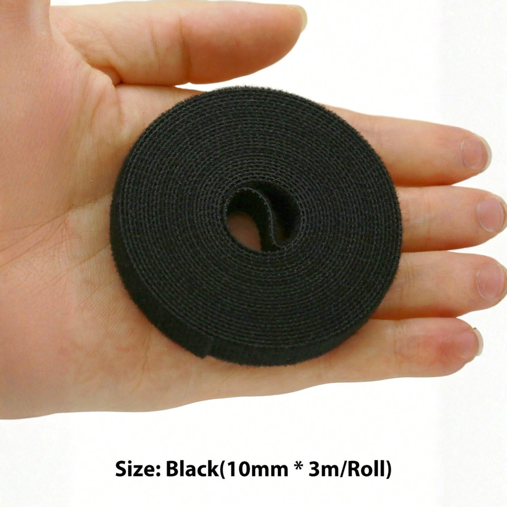 1-5m Reusable Hook and Loop Cable Tie Adjustable Cable Organizer Tape Cord Wrap