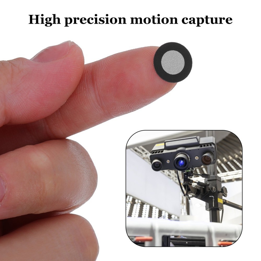 10 Sheets 3D Scanning Identification Reflective Stickers Motion Capture Dots