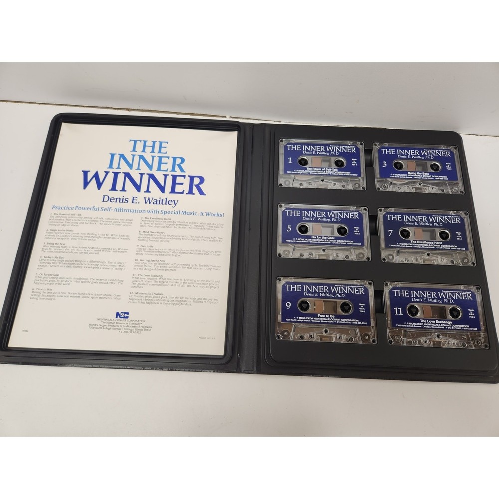 Inner Winner Cassette Tape Set Denis Waitley Self Development High Performance