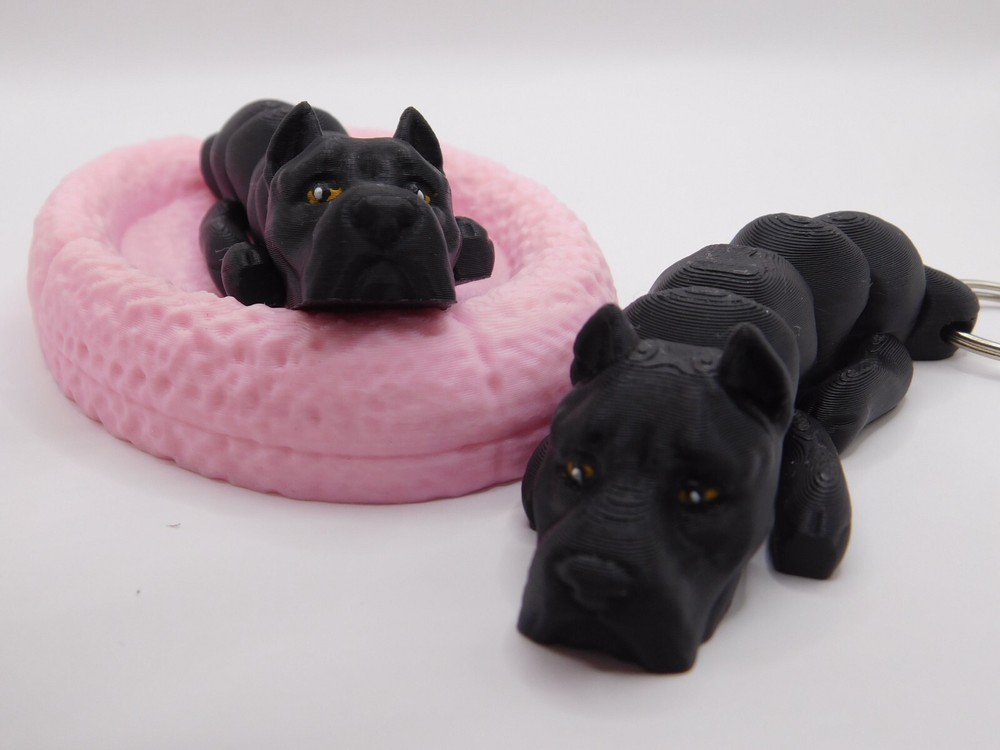 Cane Corso Flexi Fidget Bed, Keychain, House Options Made in USA