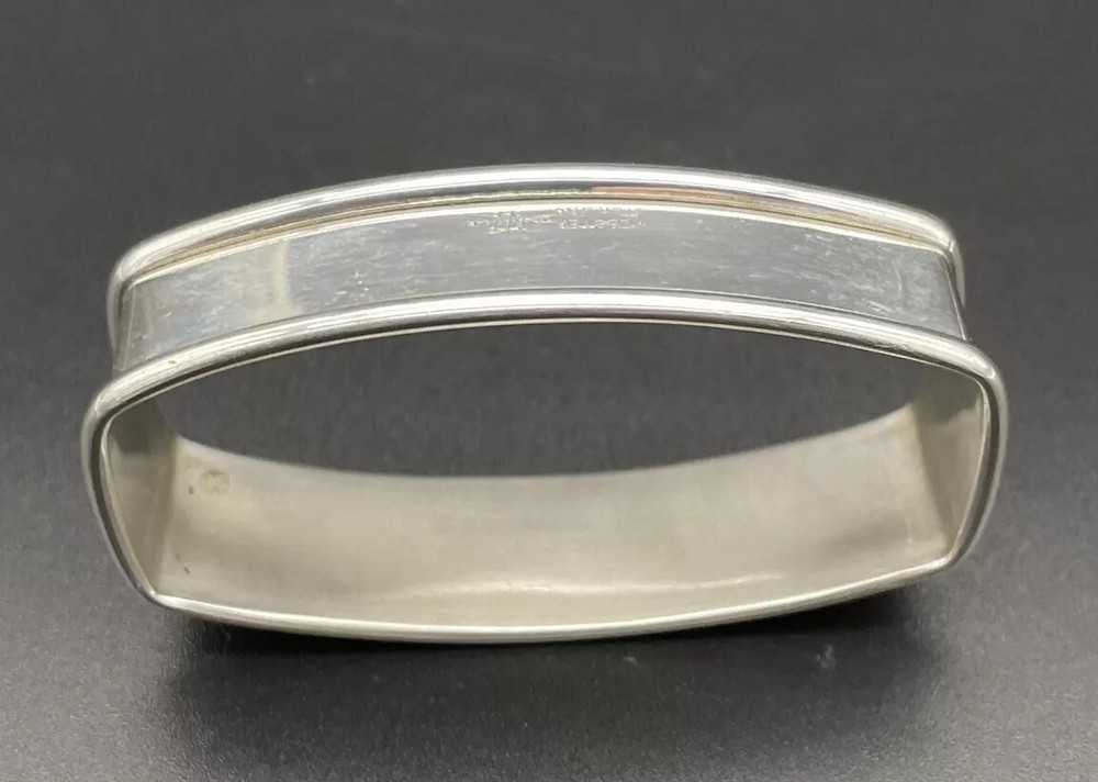 Sterling Silver Napkin Ring Engraved Name “ELINOR” Webster