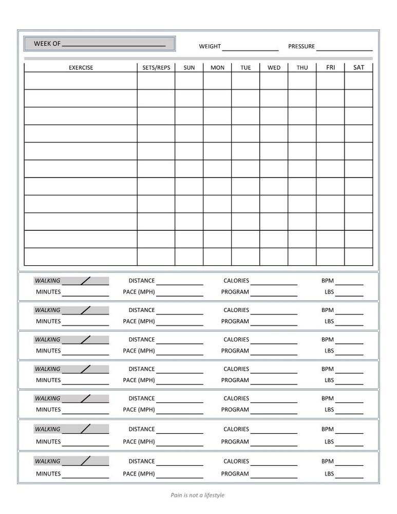 Corrective Edition Fitness Journal, Workout Record, Progress Tracker, Diary
