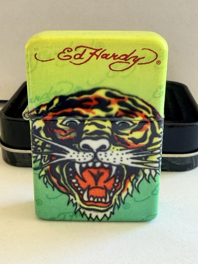 NEW ED HARDY "TIGER" COLLORFUL LIGHTER