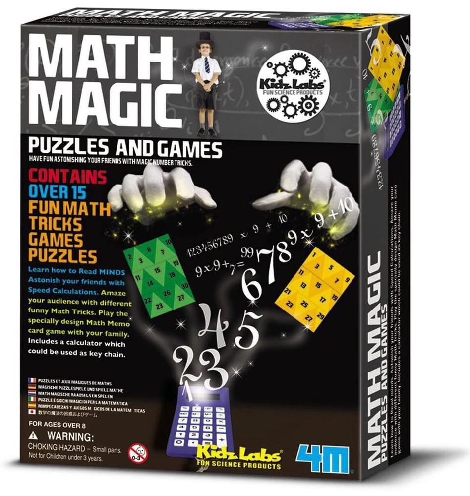 Math Magic Puzzles & Games - 4M