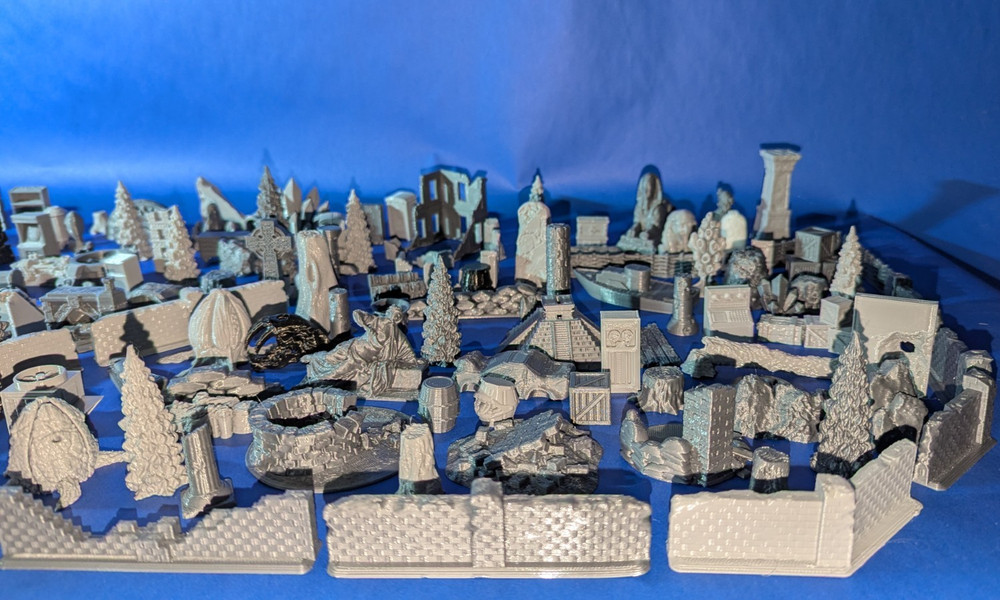 204 Pieces of scatter terrain bundle