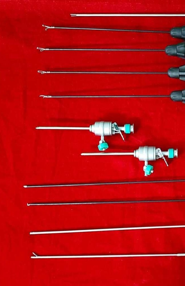 11pc - Laparoscopic Surgery Set 3mmx230mm Reusable Surgical Instruments