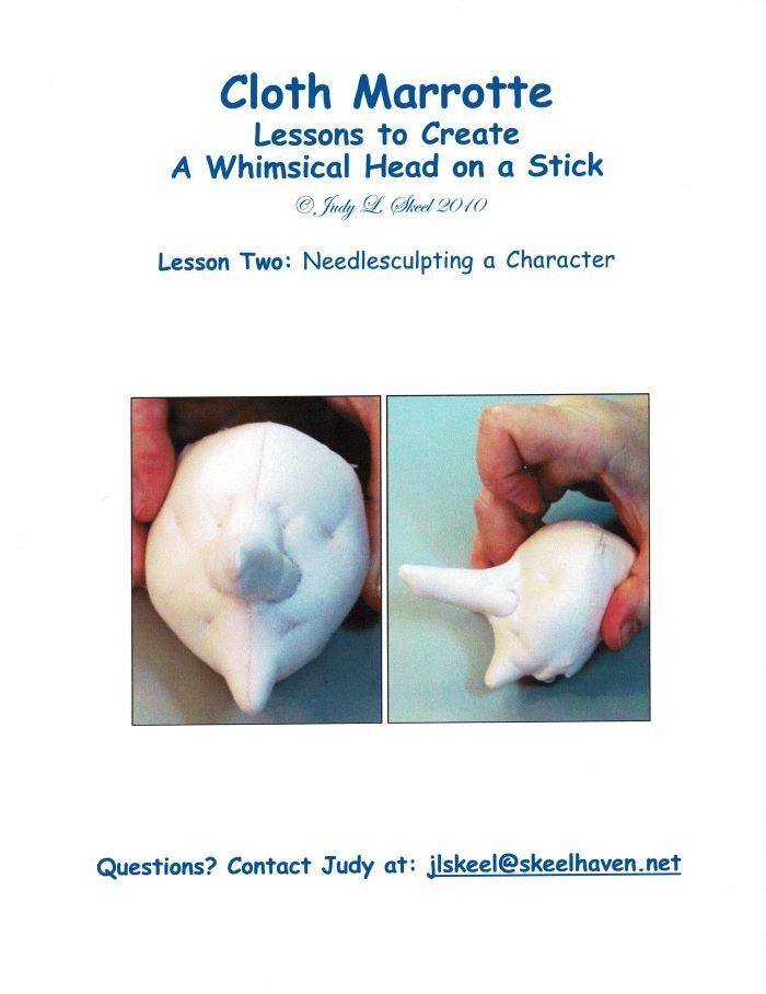 "Cloth Doll Marrotte" CD Tutorial - Four Lessons by Judy Skeel