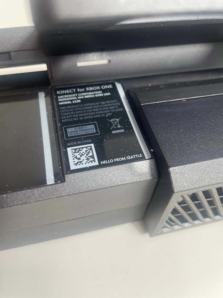 Microsoft Xbox One Kinect Sensor Camera Original Black Tested Working