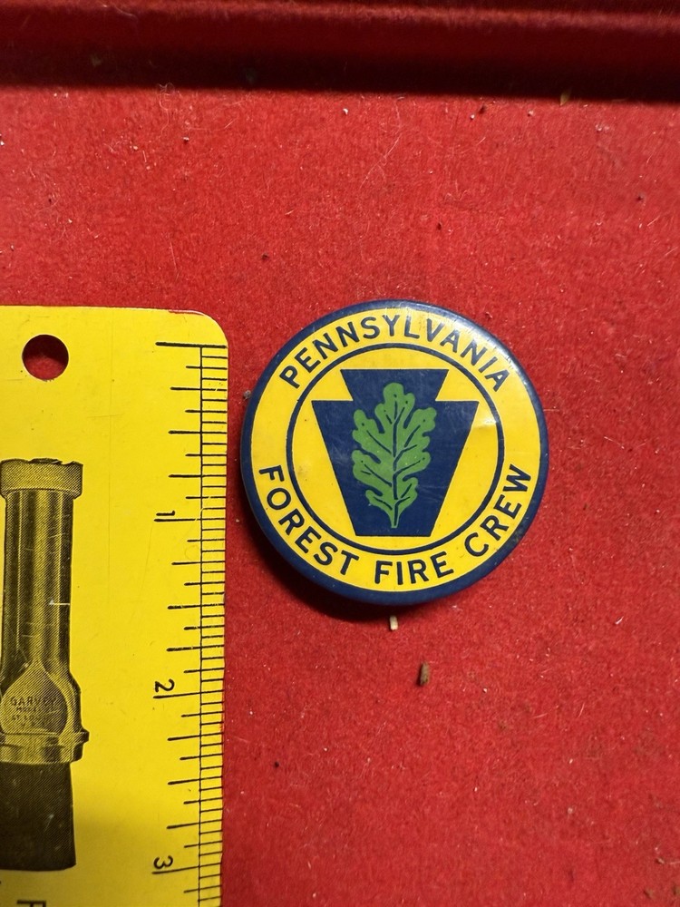 Pennsylvania Forest Fire Crew Pin Button