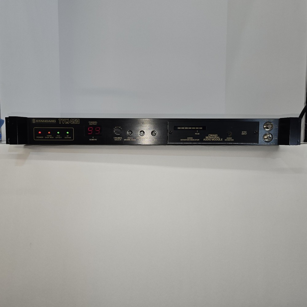 Standard TVM 450 CMA60 Monaural Audio Module Powers On Untested