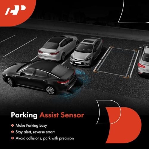 4-PC Reverse Backup Parking Assist Sensor Compatible with Chevy, Cadillac,