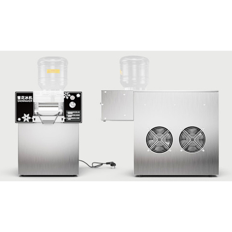 4Barrels Snowflake Ice Machine SnowCone Maker AirCooling System SmartTouchScreen