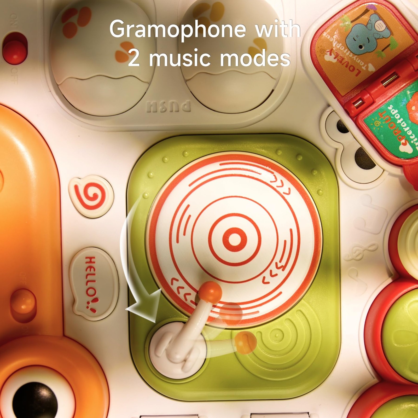 Baby Activity Table Learning & Fun, Baby DJ Table for Sitting Play, Keyboard ...