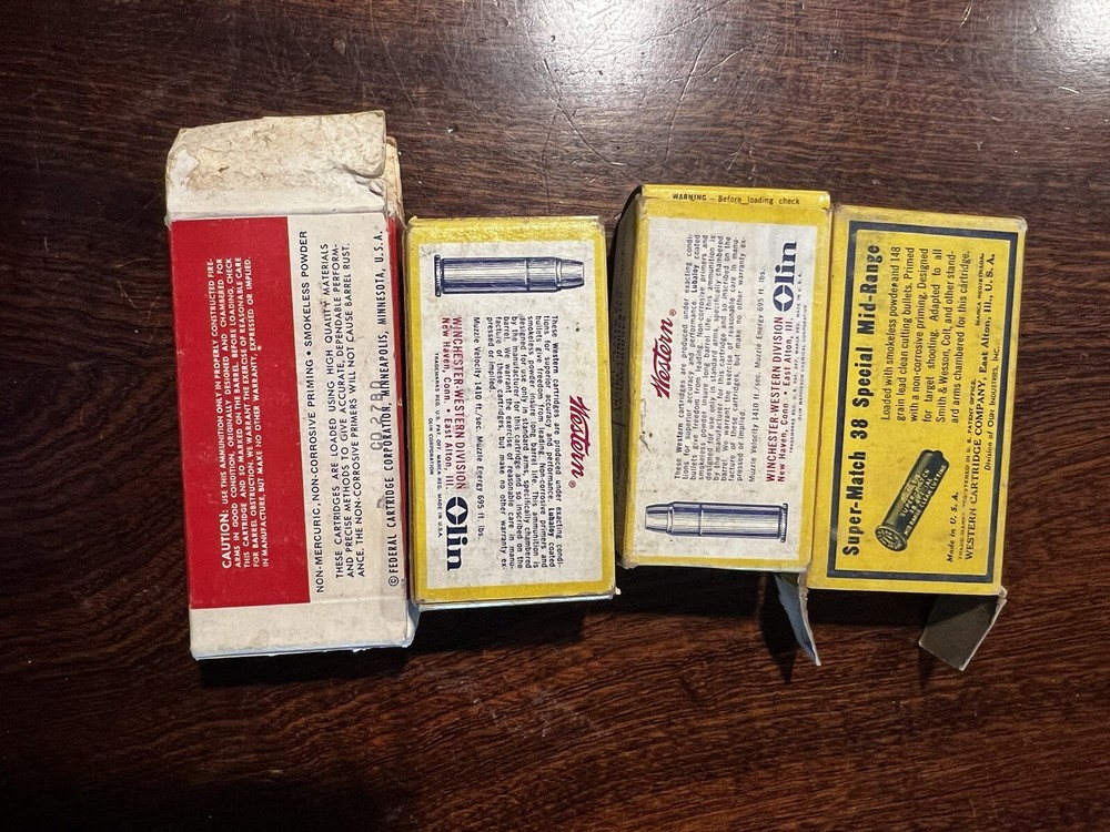 antique ammunition boxes