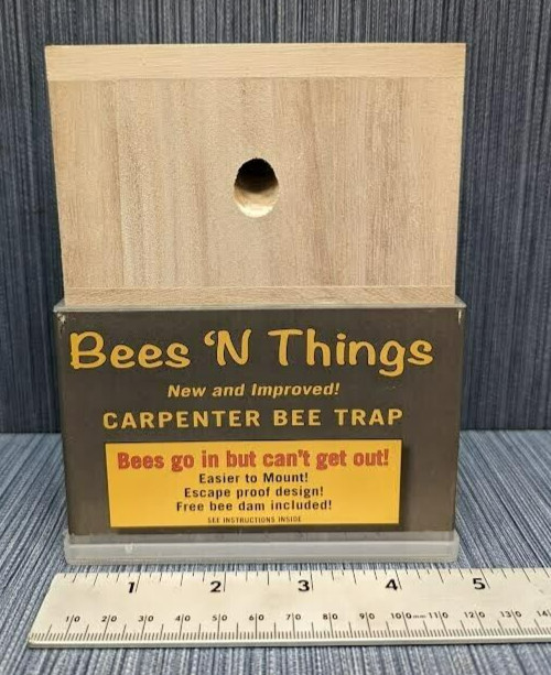 Lot of 6 x Bees N Things Outdoor Carpenter Bee Hanging Trap with 15 ft. Coverage