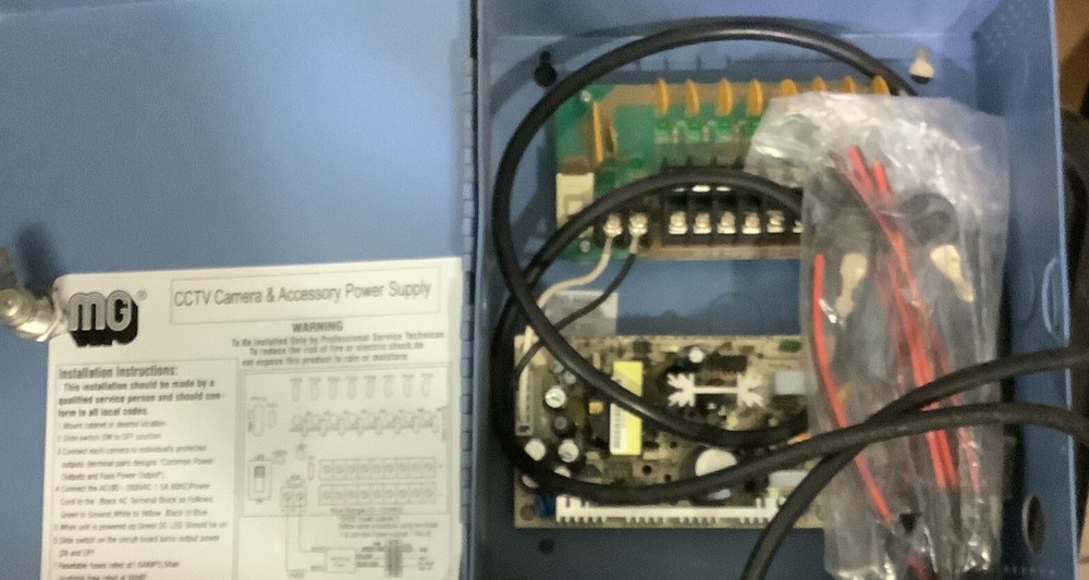 Electronics MG -M# HPS129UL Power Supply CCTV Camera & Accessory Model HPS129UL