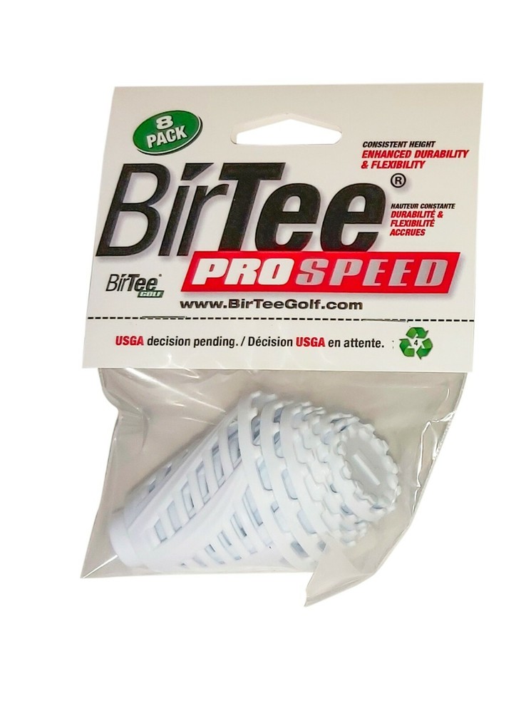 BirTee Pro Speed Winter / Mat / Simulator Golf Tees - 8 Pack