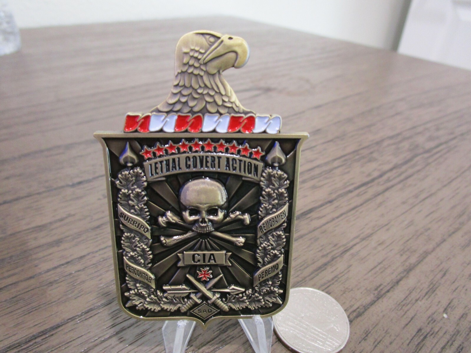 Central Intelligence Agency HUMINT Clandestine Paramilitary CIA Challenge Coin