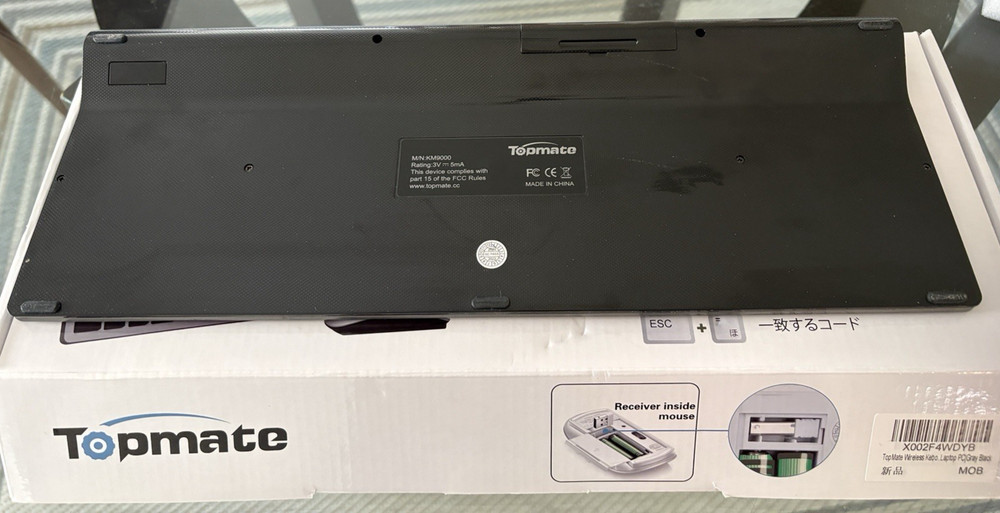Topmate KM9000 Wireless Keyboard and Mouse