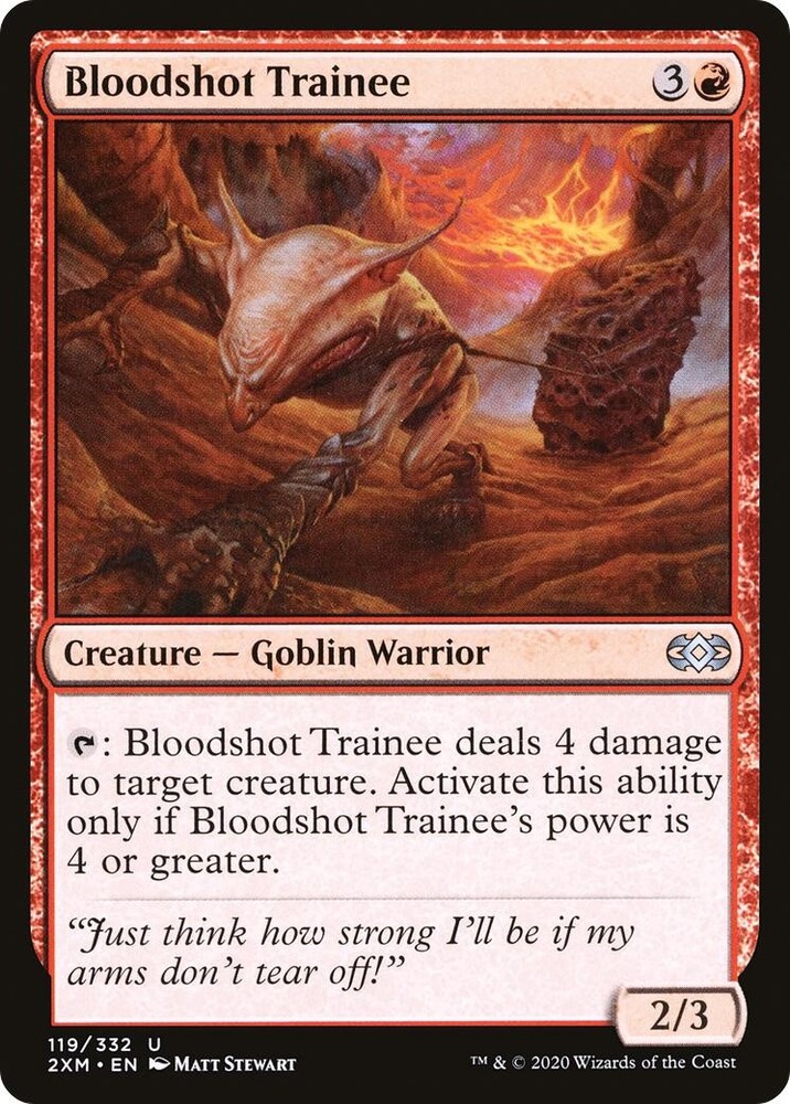 Bloodshot Trainee Double Masters 119 MTG LP