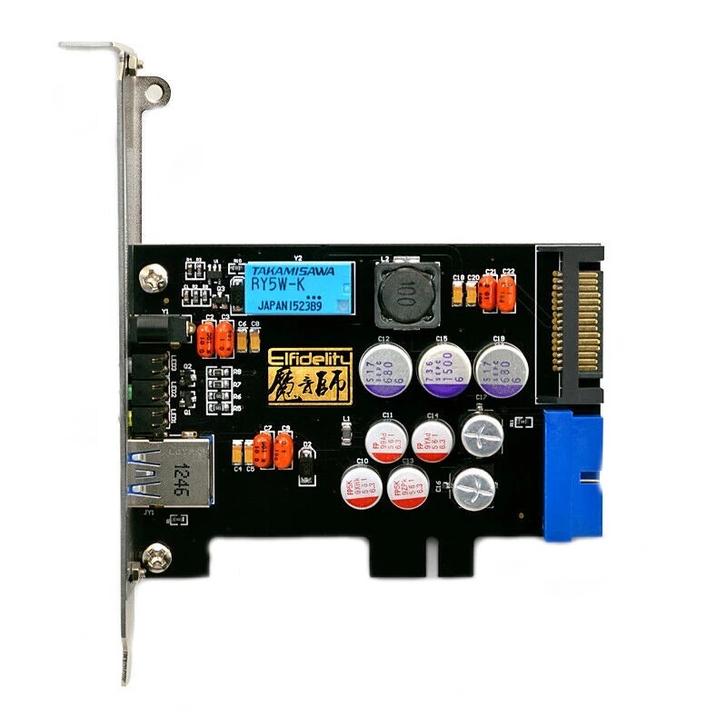 Elfidelity USB Power Supply 3 USB Internal Filter PC HiFi Preamp For USB Audio