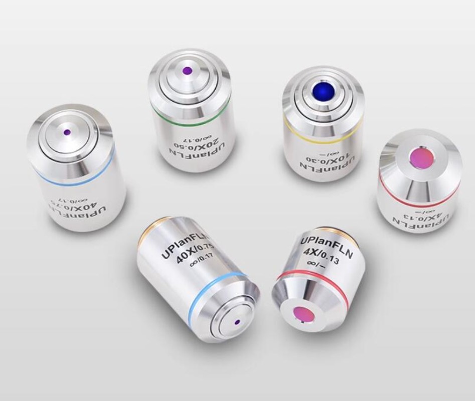 1PC RMS Thread Infinity System Semi-apochromatic Plan Fluorescent Objective Lens