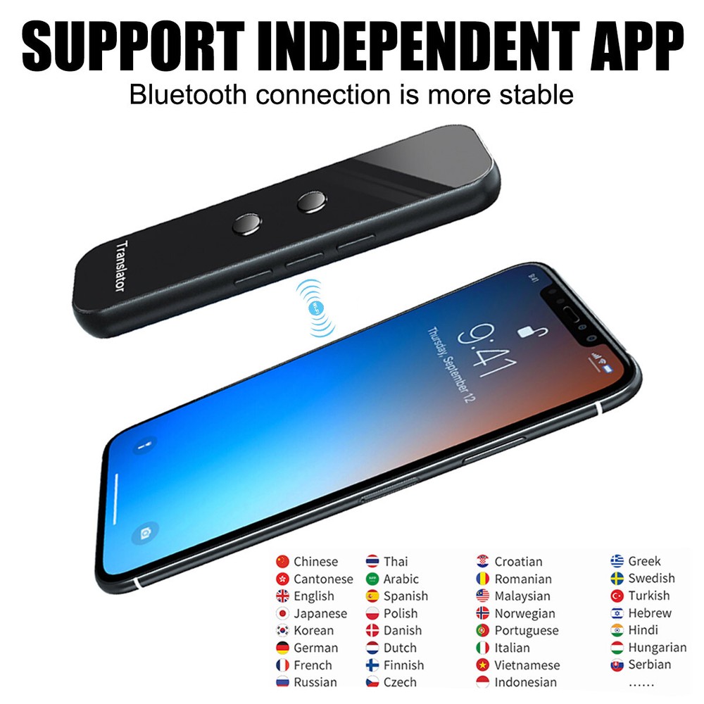 Language Translator Device Real-time Smart Instant Voice 137+ Languages IOS /US