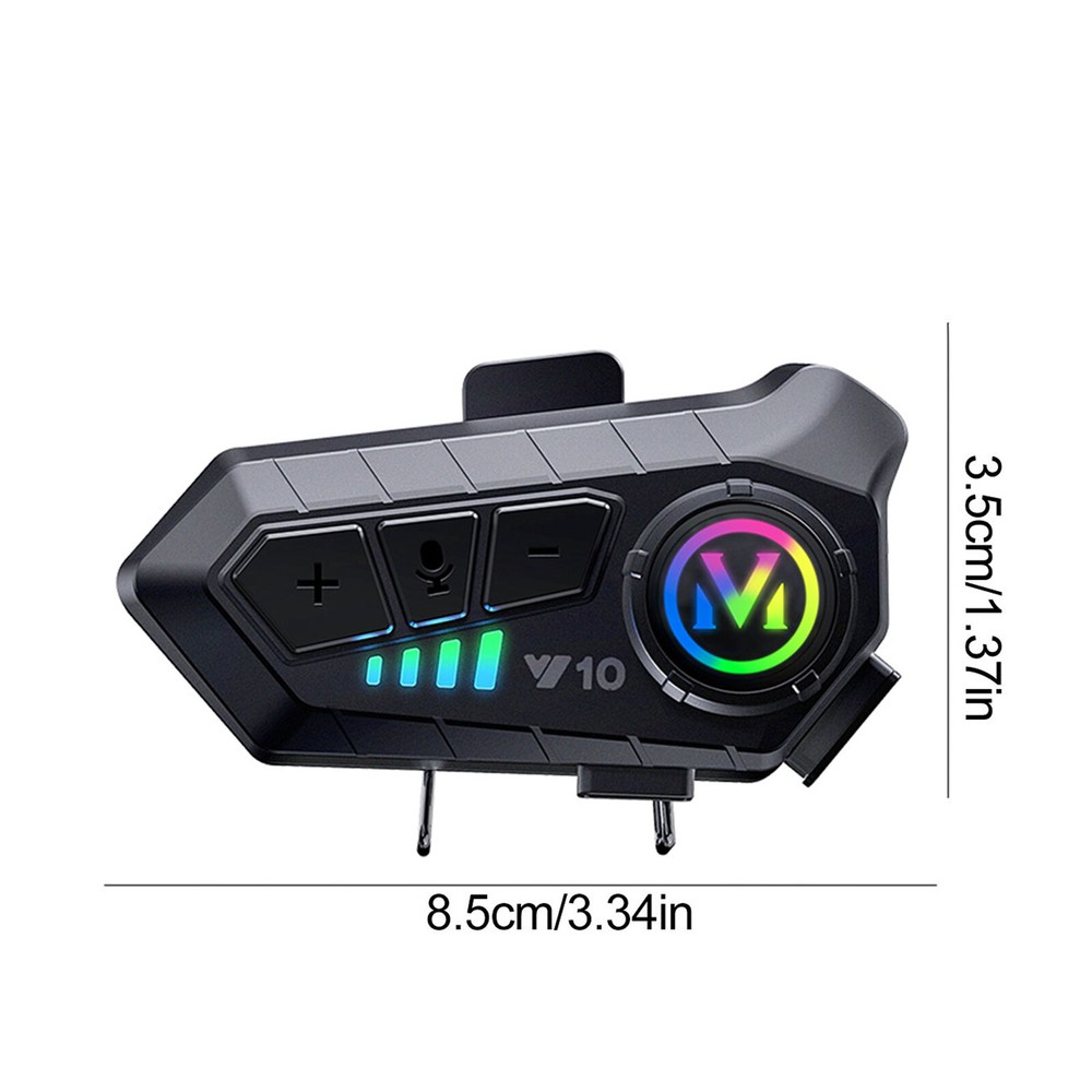 Motorcycle Helmet Headset Intercom Wireless Bluetooth Headphone HiFi Waterproof