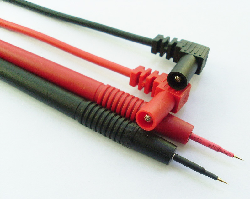 10 sets SMD Multimeter Meter Test Leads Cable Probe Copper Sharp Needle For DMMS