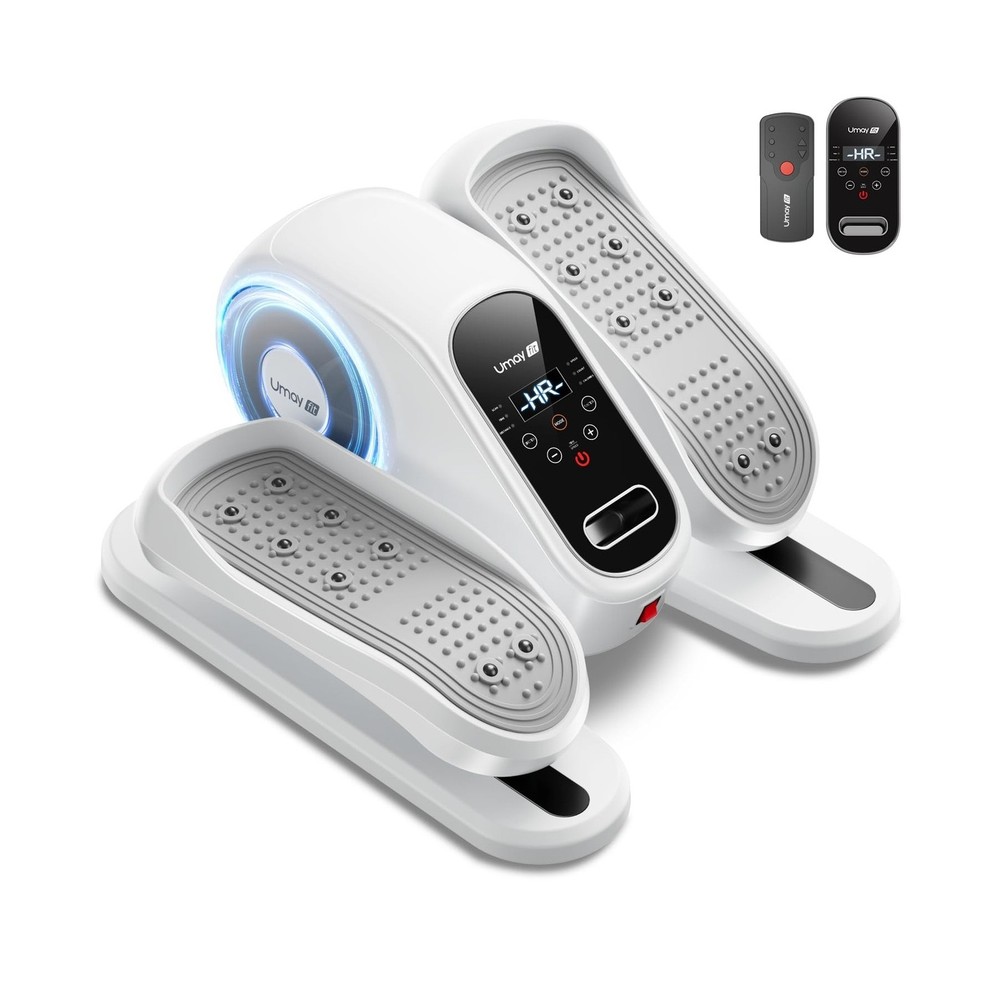 UMAY Under Desk Elliptical Machine, Electric Eclipse Leg Exerciser While Sitt...