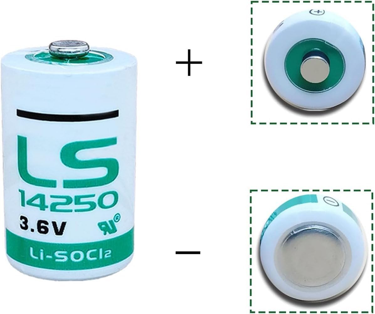 100PCS LS14250 1/2 AA 3.6v Lithium Battery 1200mAh, LS 14250 US STOCK!!!