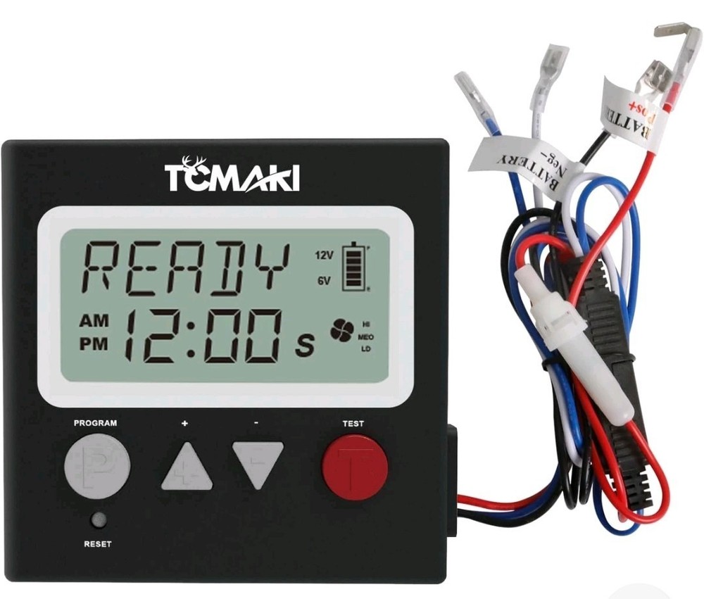Game Feeder Digital Timer, Deer Feeder Timer, 6V/12V Kit for Goat Feeding, 8 Fee