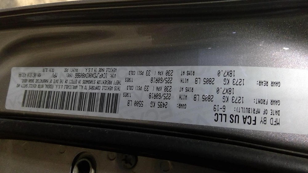 CHEROKEE 2019 Transmission Shift 1004081