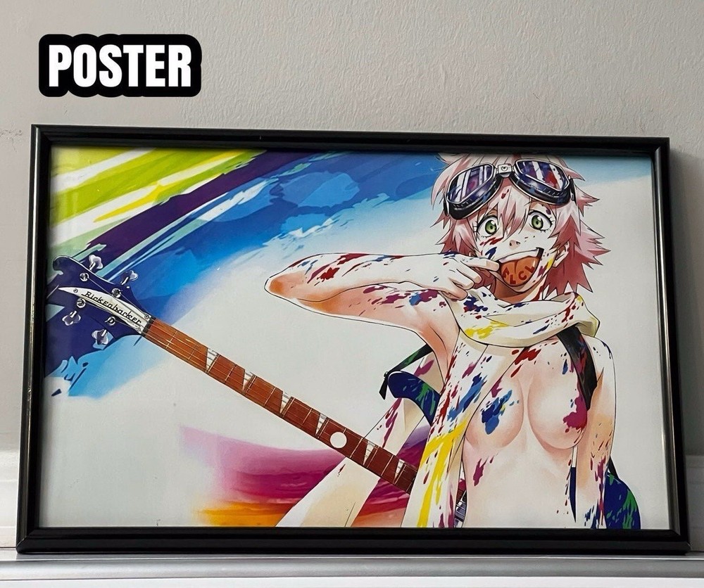 FLCL Haruko Haruhara Anime Poster