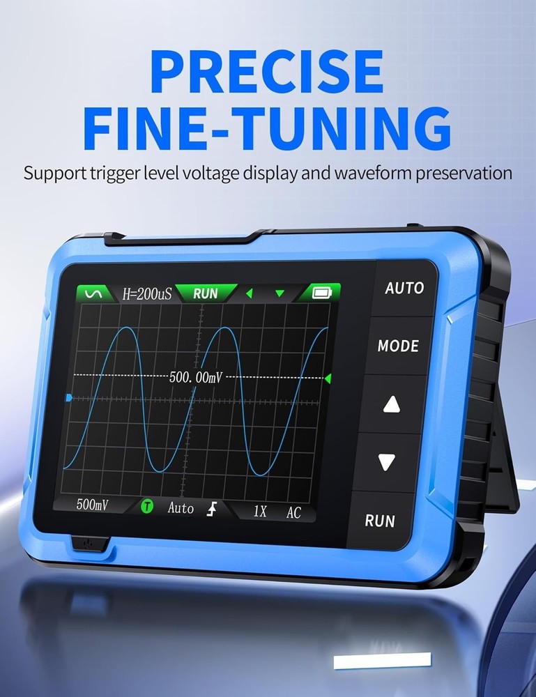Portable Automotive Oscilloscope with Trigger Function