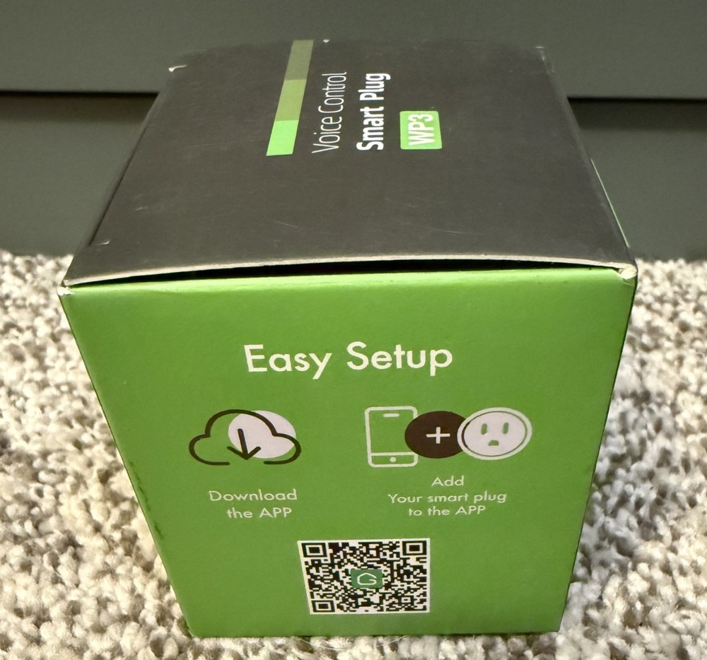 Smart Plug By GHOME. Voice Control Smart Plug Wp3 Single Pack