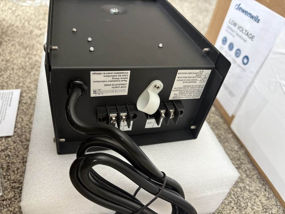 200W Low Voltage Landscape Lighting Transformer with Timer and Photocell Sensor