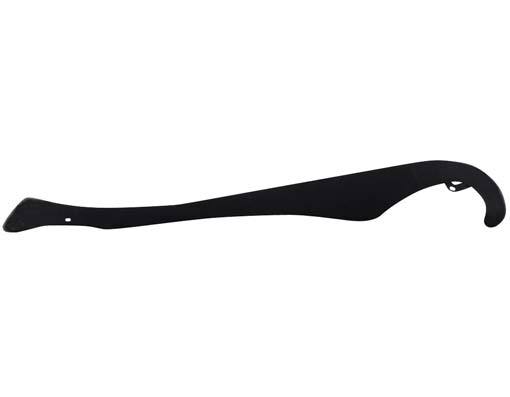 44" long OverSized Bicycle Chain Guard for Stretch Beach Cruiser Bikes Black