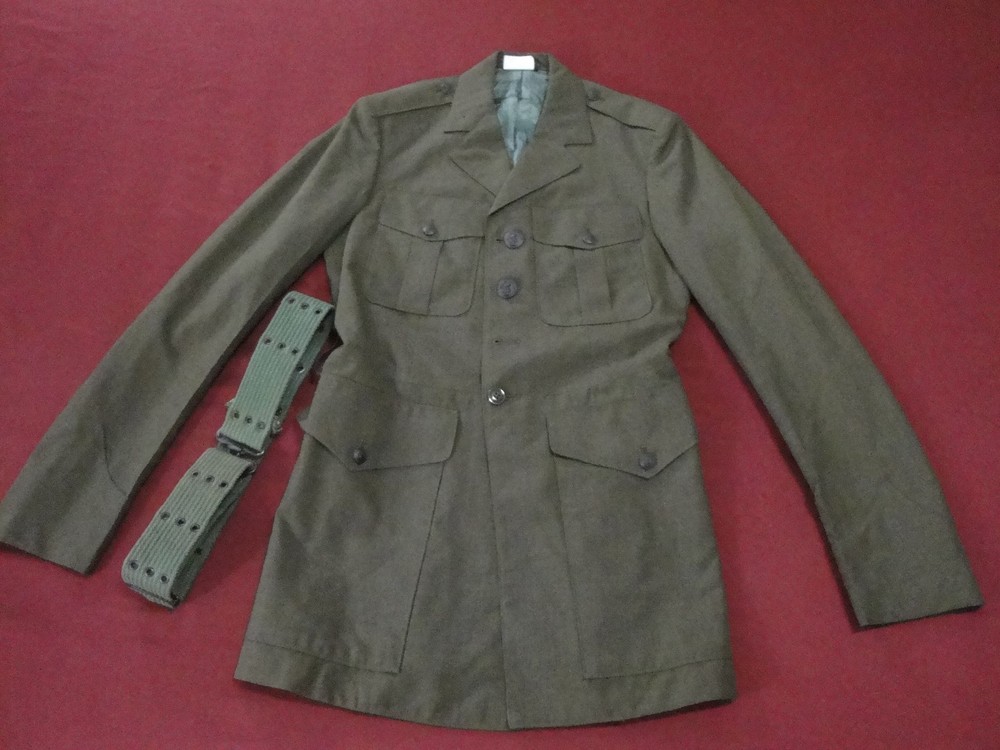 Tailored Fit Military Jacket 39 Extra Long