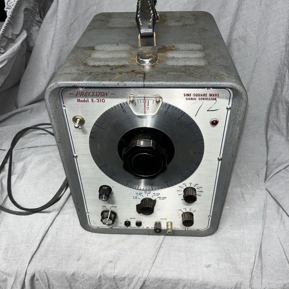 PRECISION PACO E-310 SIGNAL GENERATOR untested as is