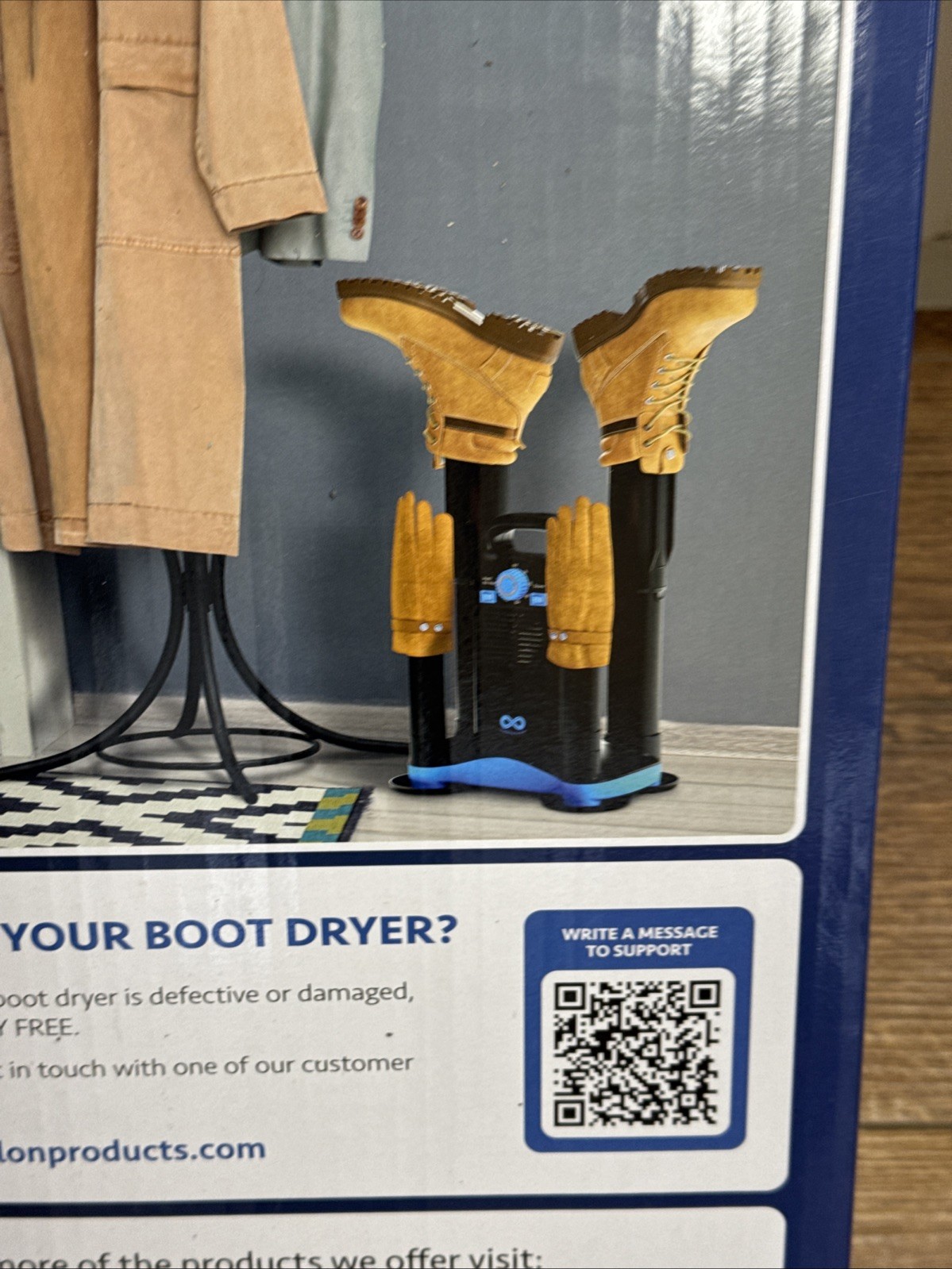 Upgraded Boot Dryer for Work Boots, Shoes, Gloves , Helmet W/ Ozone Deodorizer