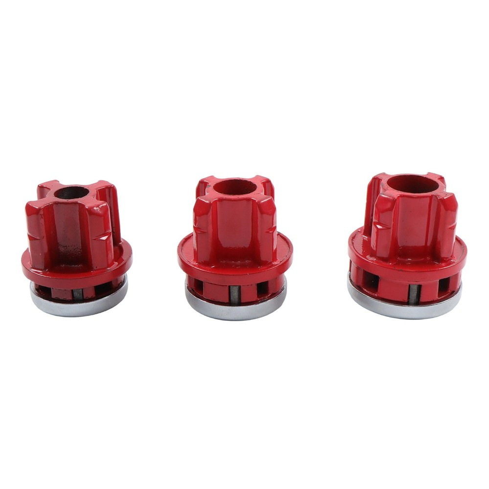 7 Size BSPT Pipe Threader 3/8" To 2" Dies Set W/ Handle Pipe Threader Threading