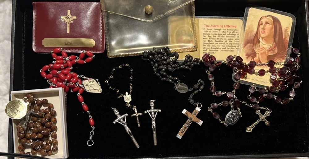 Vintage Religious Rosary Lot