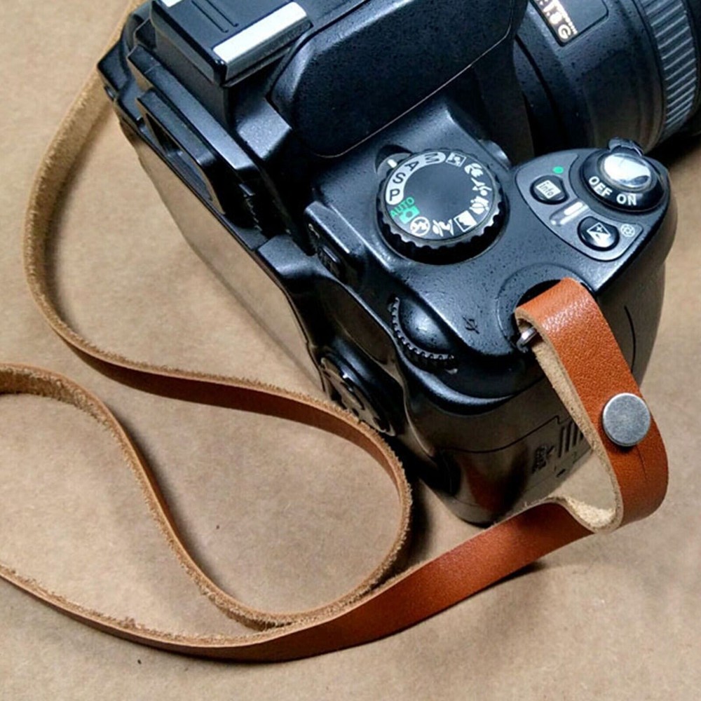 Genuine Leather Handmade Binocular DC Camera Shoulder Neck Case Strap Sling wfj2
