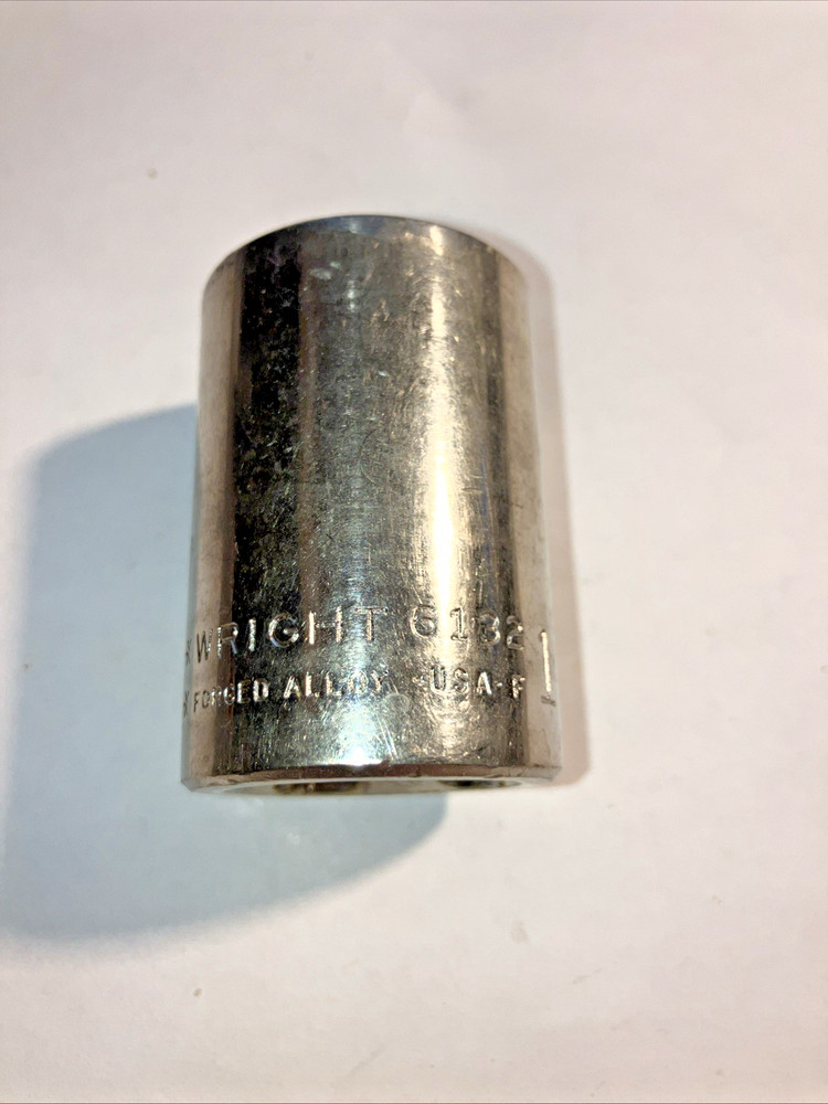 Wright Tool 6132  3/4 Inch Drive 1" 12 Point Standard Socket  USA