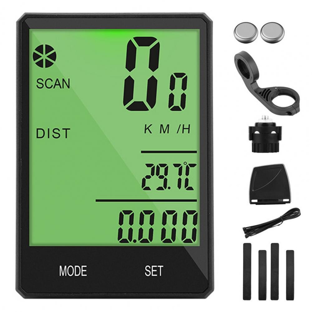 Riding Odometer Multifunctional Wireless Bicycle Computer Waterproof Code Meter