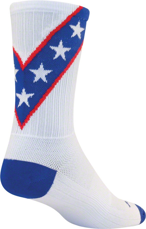SockGuy SGX Daredevil Compression Socks Small/Medium White