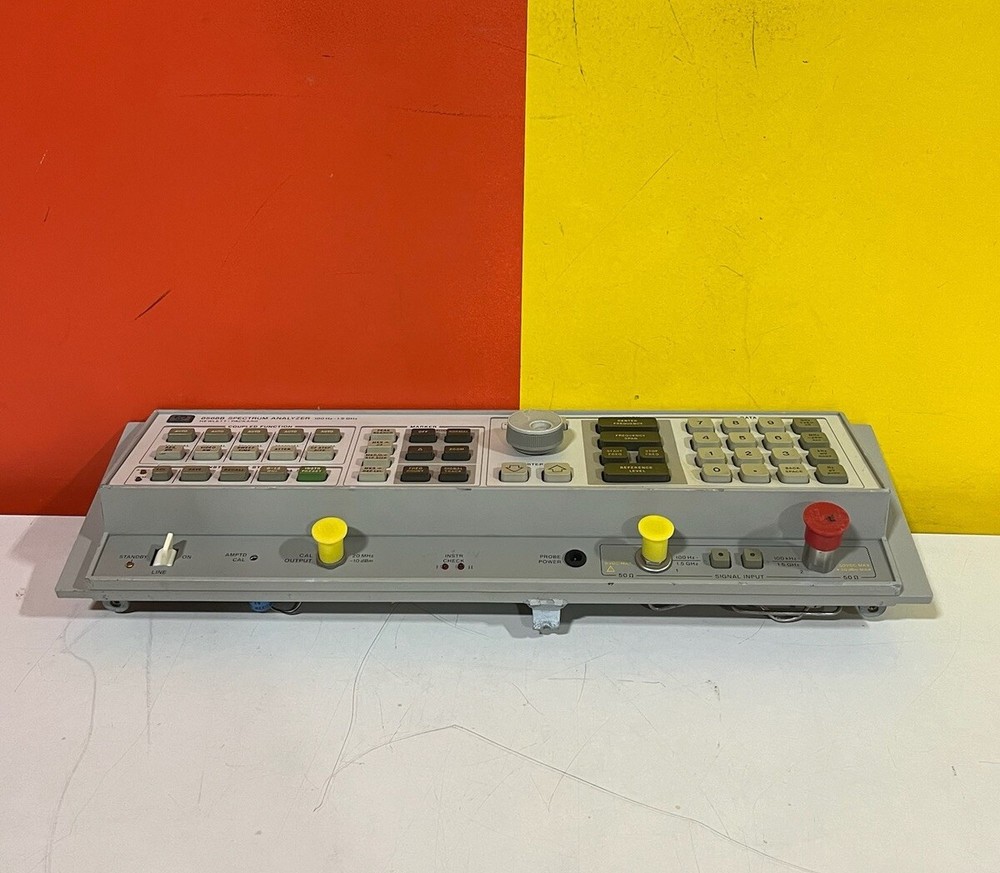 HP Agilent 8568B Spectrum Analyzer Faceplate / Control Panel Board + Attenuator