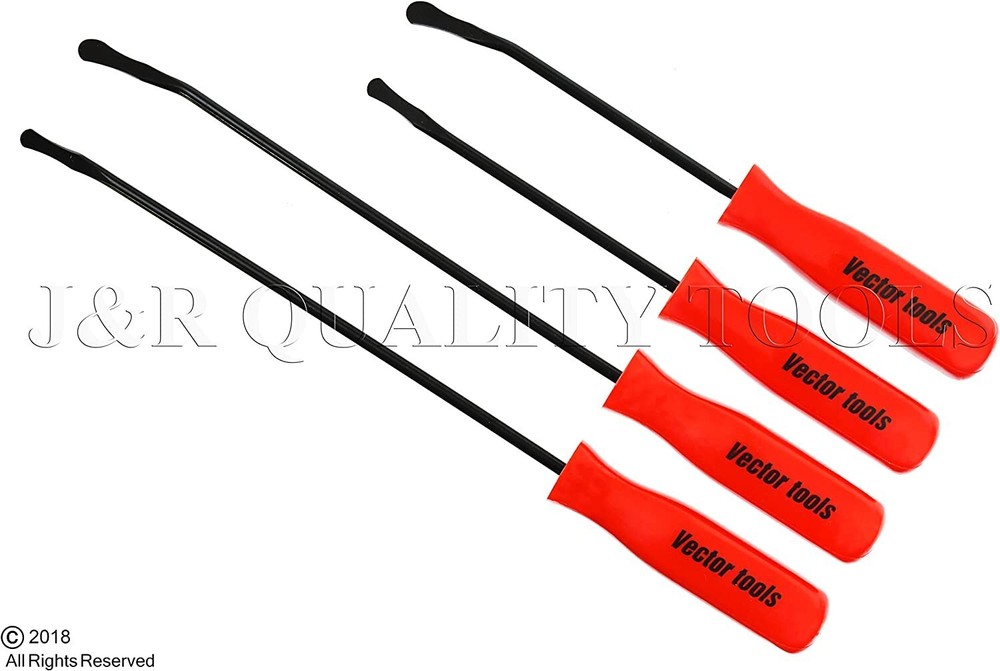 4pc Mini O-Ring Seal Remover Spoon & Contoured Tip Set