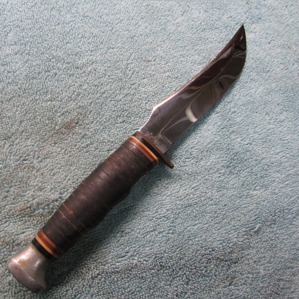 Ka bar Fixed Blade / Leather Handle 5'' Blade